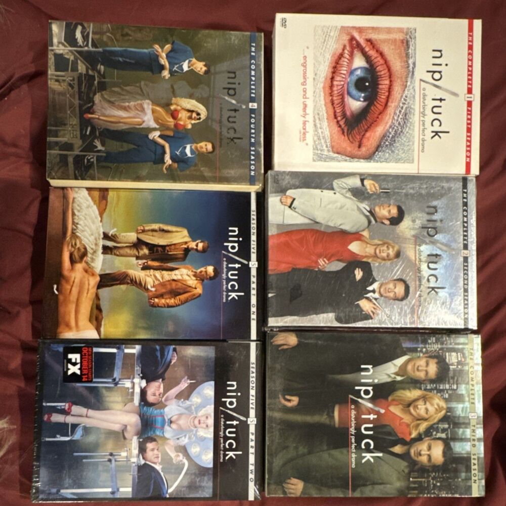 Nip Tuck Complete Series Seasons 1-5 DVD Box Set Tall Case Drama TV Series